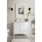 James Martin Vanities Palisades 36in Single Vanity, Bright White w/ 3 CM Eternal Jasmine Pearl Quartz Top 527-V36-BW-3EJP - alternate 3